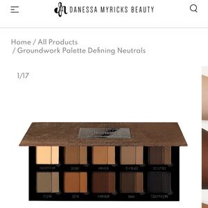 Danessa Myricks Beauty Groundwork Palette - Defining Neutrals NEW IN BOX